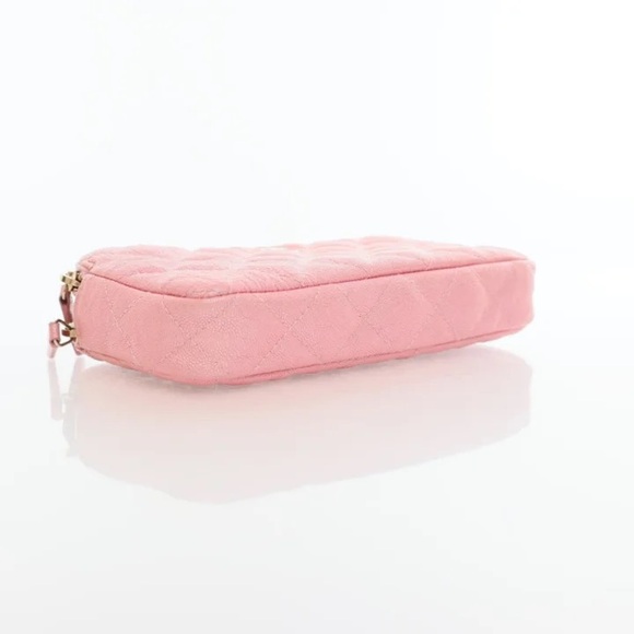 Authenticated Chanel Double Zip Wallet On Chain (WOC) Pink Caviar - Picture 6 of 16